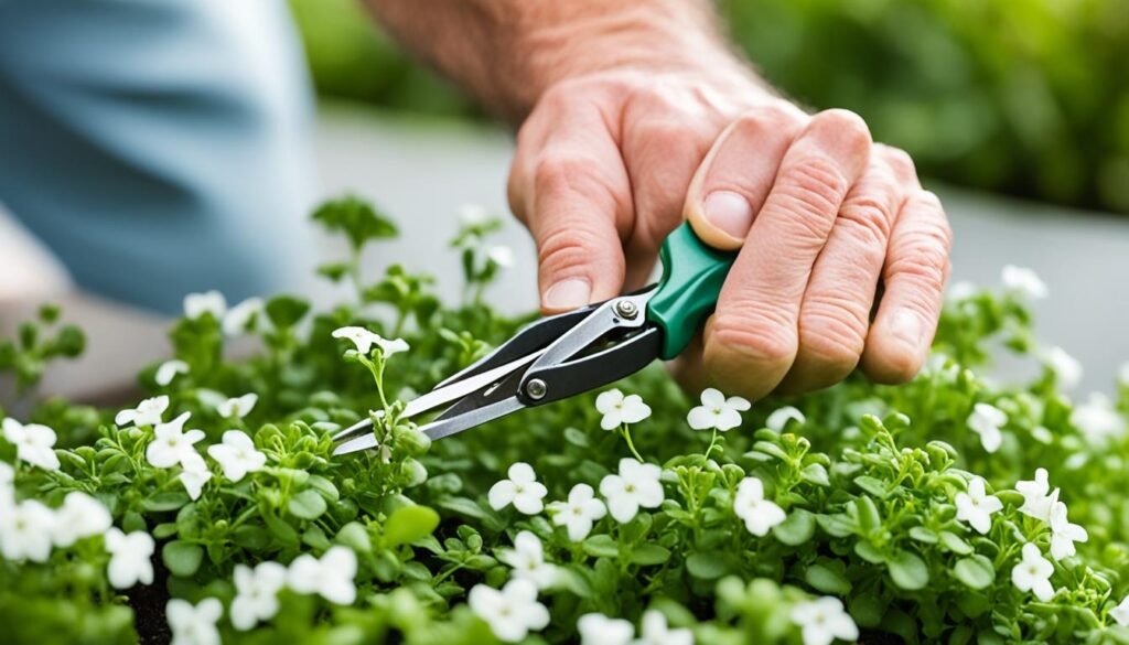 Bacopa amplexicaulis pruning